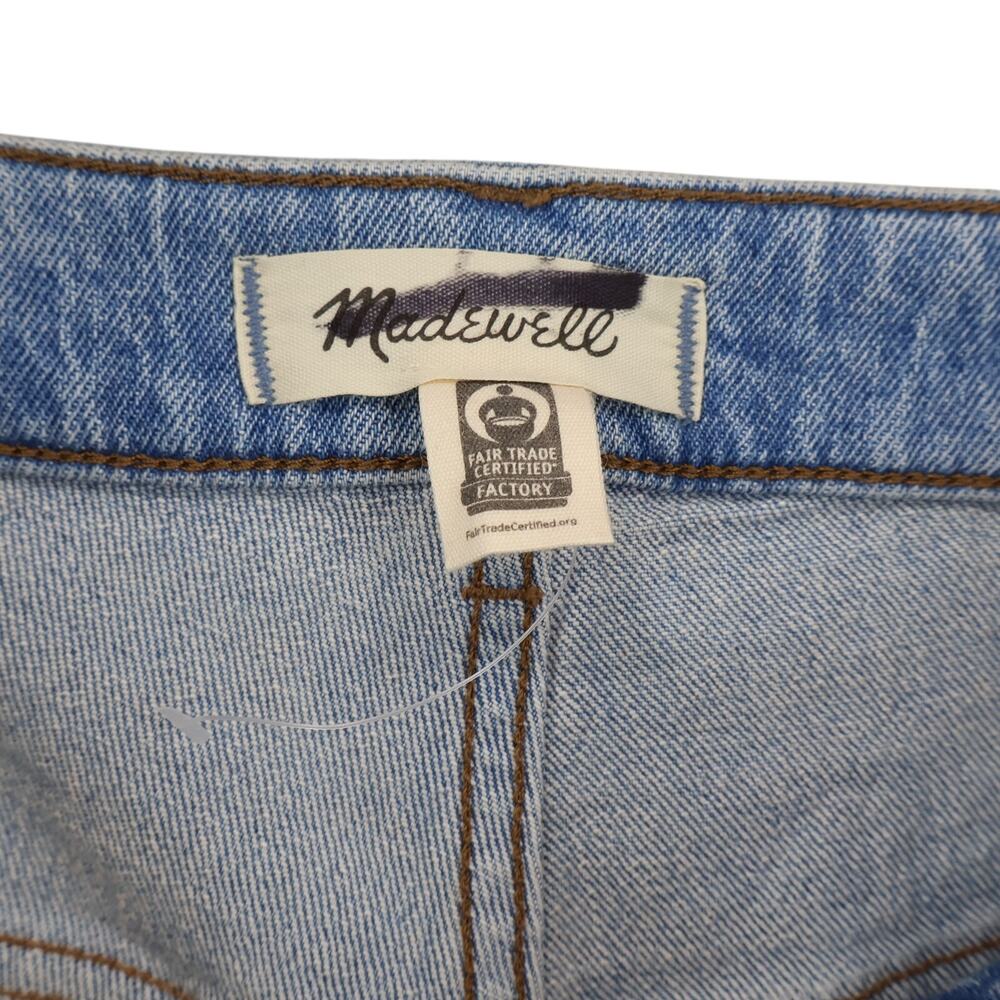 NWOT Madewell The Curvy Perfect Vintage Wide-Leg Crop Jean Hallstead Wash 33 - Picture 9 of 10